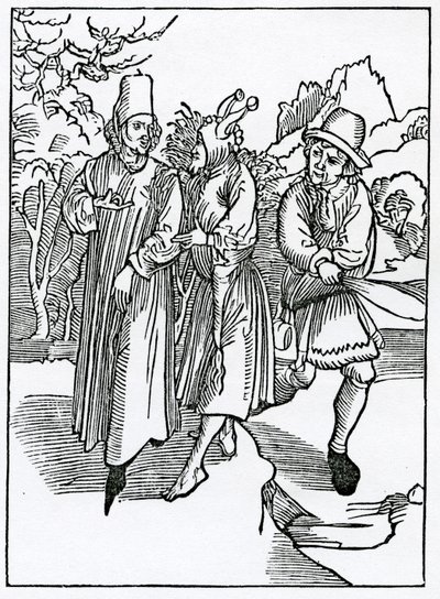 Over de ondeugd van ondankbaarheid en dwazen die het volgen, illustratie uit Alexander Barclay
