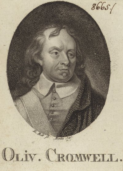 Oliver Cromwell door German School