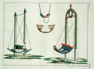 Ornate tuinschommels, uit 