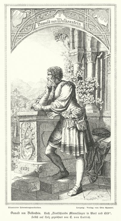 Oswald von Wolkenstein, Duitse dichter, componist en diplomaat door German School