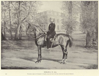 Otto von Bismarck in 1870 door German School