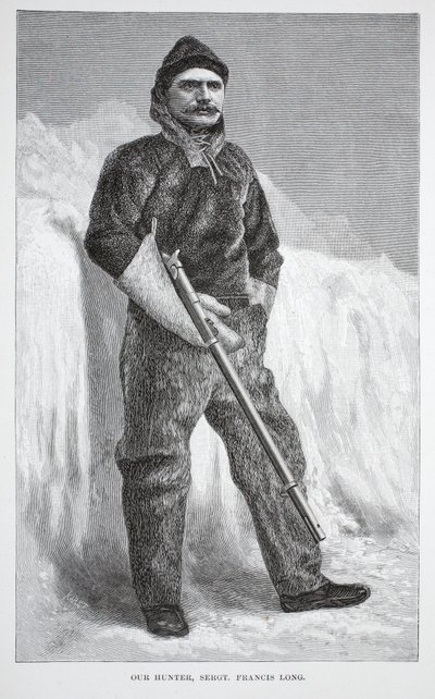 Onze jager, sergeant Francis Long, Londen 1886 door German School