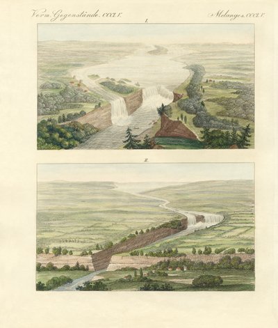 Over de Niagara-watervallen en hun omgeving door German School