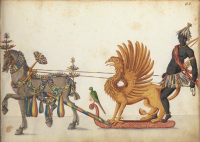 Optochtslee in parade, ca. 1640 door German School