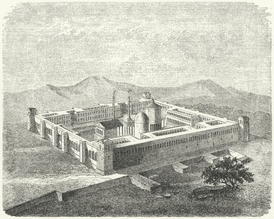 Paleis van Diocletianus in Salona, hoofdstad van de Romeinse provincie Dalmatië door German School