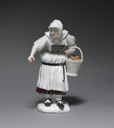 Boerin, fabrikant Meissen Porselein Fabriek, Duitsland, gemodelleerd door Johann Joachim Kändler door German School
