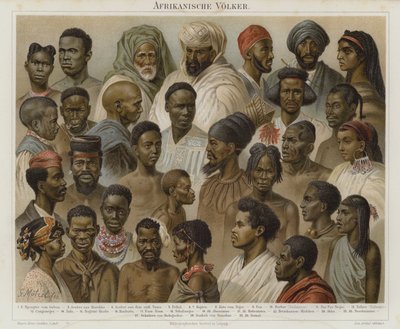 Volkeren van Afrika door German School