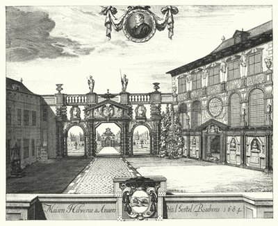 Huis van Peter Paul Rubens, Antwerpen door German School
