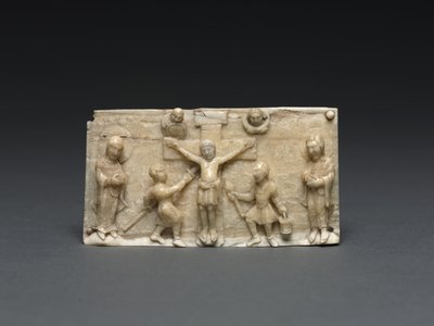 Plaquette van een Draagbaar Altaar: De Kruisiging, Neder-Rijnvallei, 1050-1100 door German School