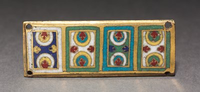 Plaquette van een Reliekschrijn, c.1170 door German School