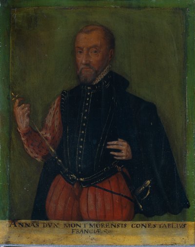 Portret van Annas Hertog van Montmorency, Constable van Frankrijk door German School