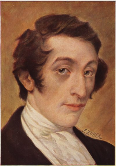 Portret van Carl Maria von Weber door German School