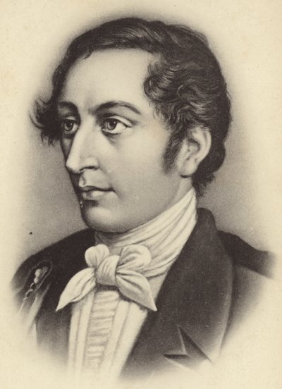 Portret van Carl Maria von Weber door German School