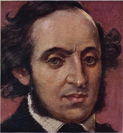 Portret van Felix Mendelssohn door German School