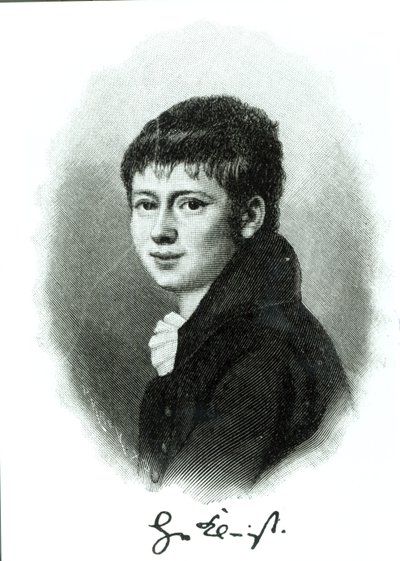 Portret van Heinrich von Kleist als kind door German School