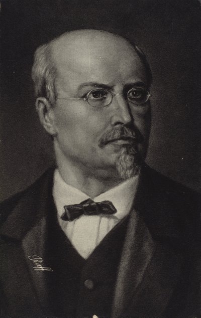Portret van Joachim Raff door German School