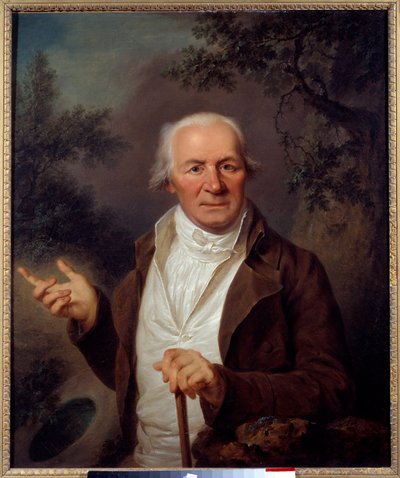 Portret van een man door German School