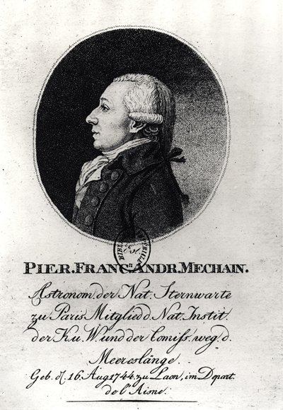 Portret van Pierre Méchain (1744-1804) door German School