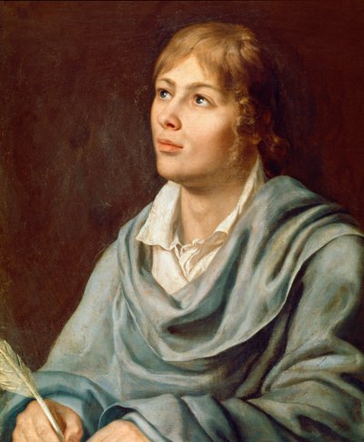 Portret van de Oostenrijkse componist Wolfgang Amadeus Mozart door German School