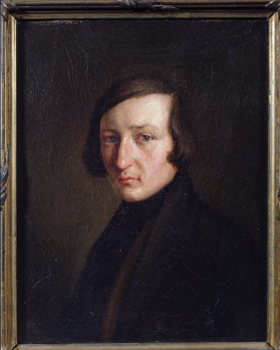 Portret van de auteur Heinrich Heine door German School
