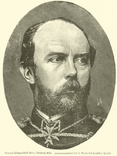 Prins Friedrich Karl van Pruisen door German School