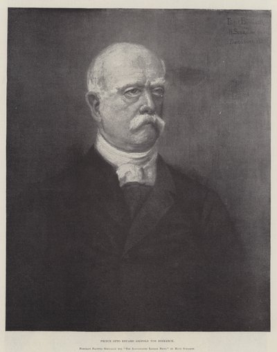 Prins Otto Eduard Leopold von Bismarck door German School