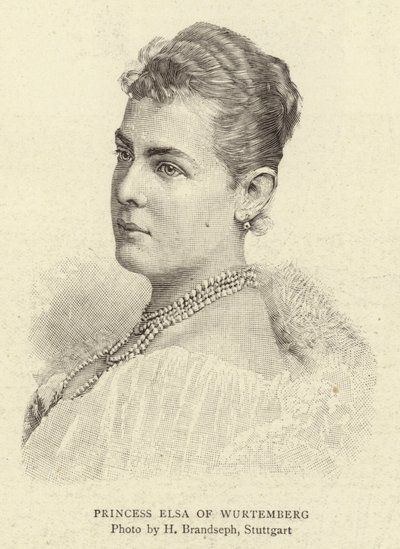 Prinses Elsa van Württemberg door German School