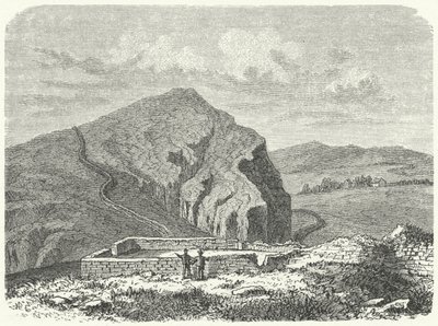Overblijfselen van de Muur van Severus, ten noorden van de Muur van Hadrianus door German School