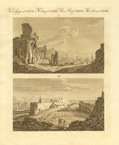 Ruïnes van de oude stad Sagunto in Spanje door German School