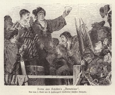 Scène uit Friedrich Schiller