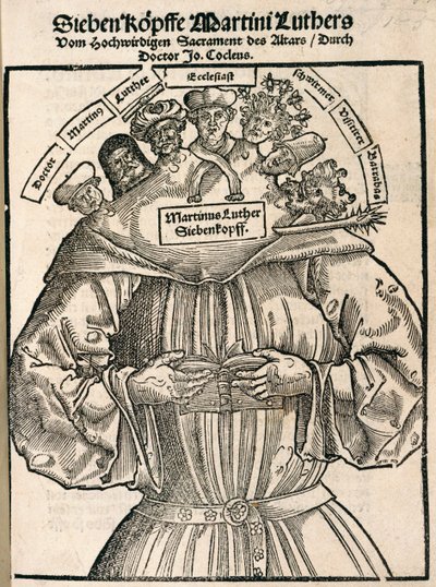 Zevenkoppige Maarten Luther door German School