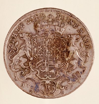 Zilveren thaler van Frederik Christiaan, markgraaf van Brandenburg-Bayreuth (1708-1769) door German School