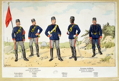 Soldaten van het Turkse leger, c.1900 door German School