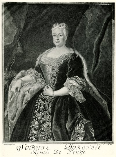 Sophie Dorothea, Koningin van Pruisen (1687-1757) door German School