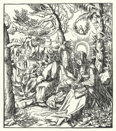 St. Ida van Lotharingen (c1040-1113) door German School