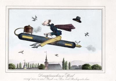 Stoomaangedreven vlucht, 1829-45 door German School