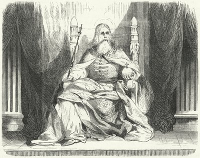 Stefanus I, koning van Hongarije door German School