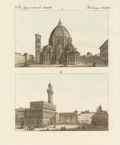 Vreemde gebouwen in Florence door German School