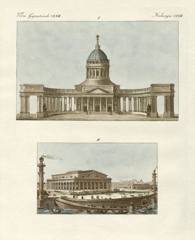Vreemde gebouwen in Petersburg door German School