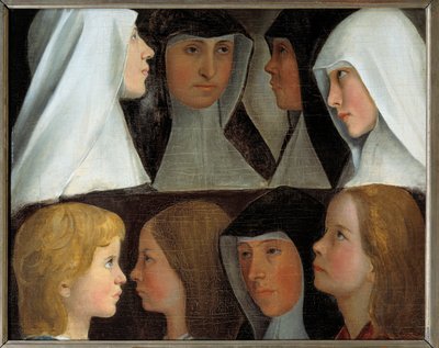 Studies van postulanten en novice nonnen van de Orde van Sint-Benedictus door German School