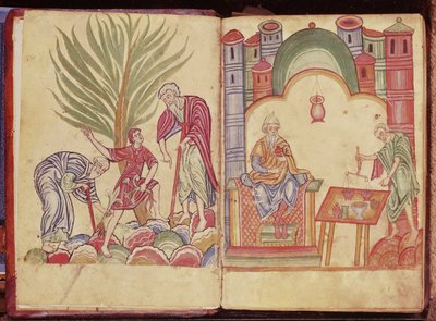 De Kunst van de Apotheker, uit Apuleius Dioscorides door German School