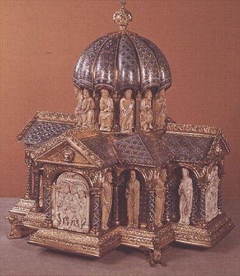 De Eltenberg Reliekhouder, uit Keulen, ca. 1180 door German School