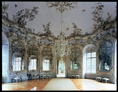 De Spiegelzaal, ontworpen door Francois Cuvillies, met stucwerk door Johann Baptist Zimmermann, 1734-37 door German School