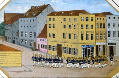Het ziekenhuisbarakken in Scutari, 1857 door German School