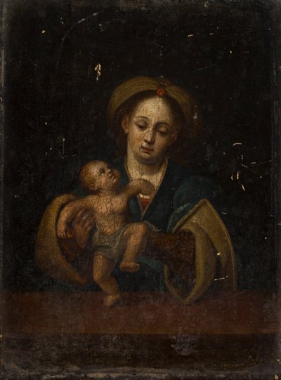 De Madonna en Kind door German School