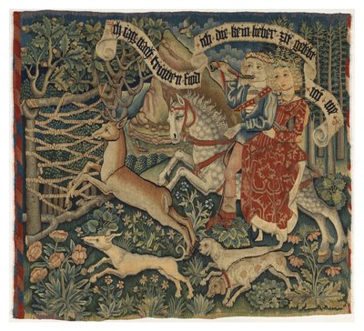 De Achtervolging van Trouw, c.1475-1500 door German School