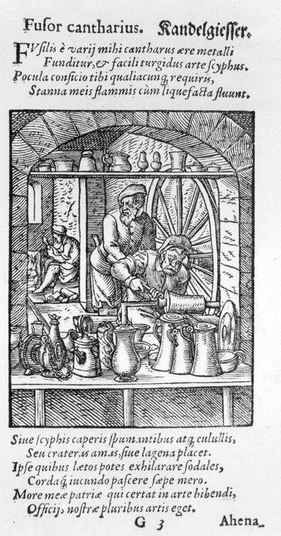 De bierbeker maker, uitgegeven door Hartman Schopper door German School