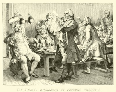Het tabaksparlement van Frederik Willem I door German School