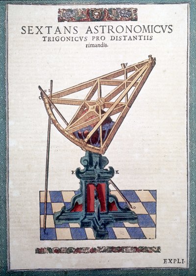 De astronomische sextant in 