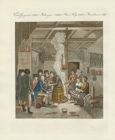 De hooglander, of inwoners van het noordelijke deel van Schotland door German School